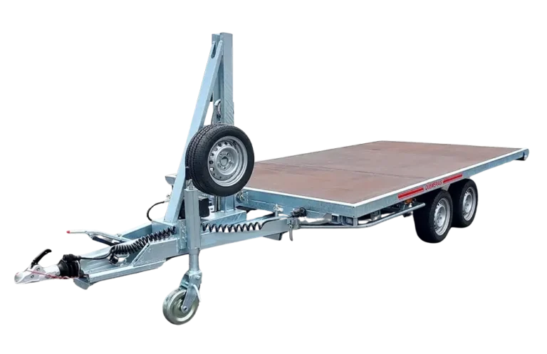 Remorque avec caisse amovible