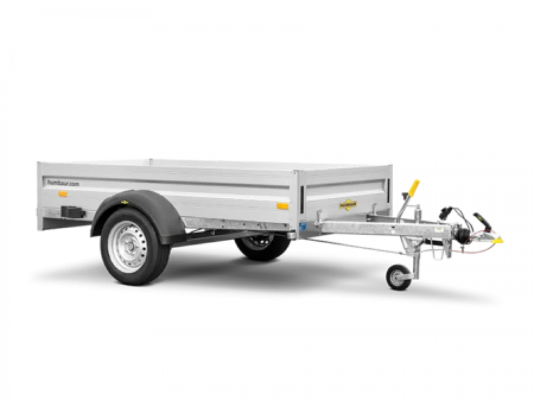 Remorque freinée avec roues extérieures